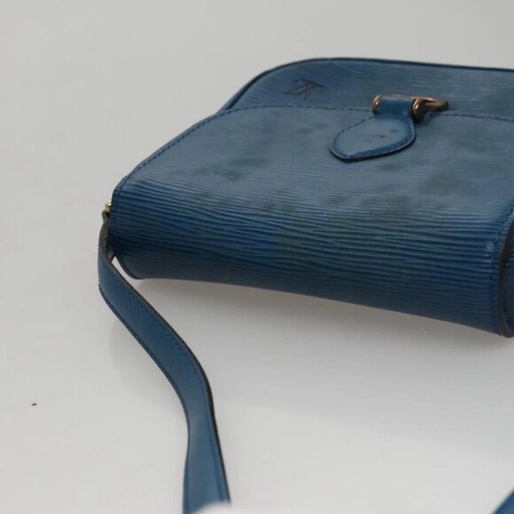 LOUIS VUITTON Epi Saint Cloud PM Shoulder Bag Blue - Picture 7 of 15